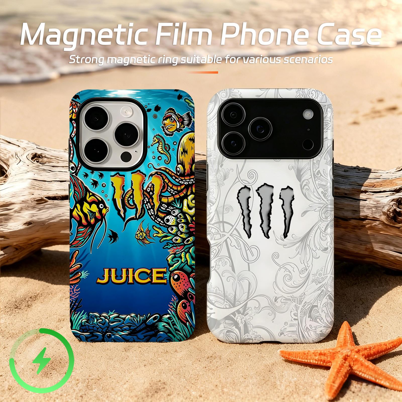 Phone Cases Magnetic - M-MonsterES Fashion Design Magnetic Energy Drink