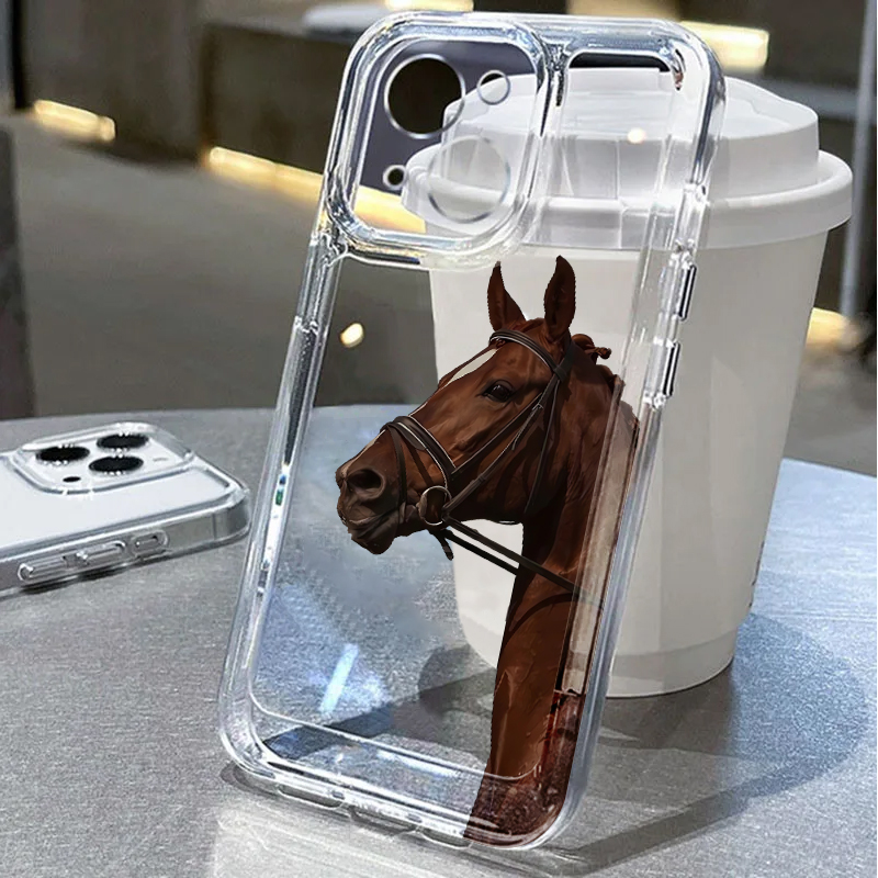 Phone Cases Iphone 13 - Animal Horse Soft Phone Cover Case