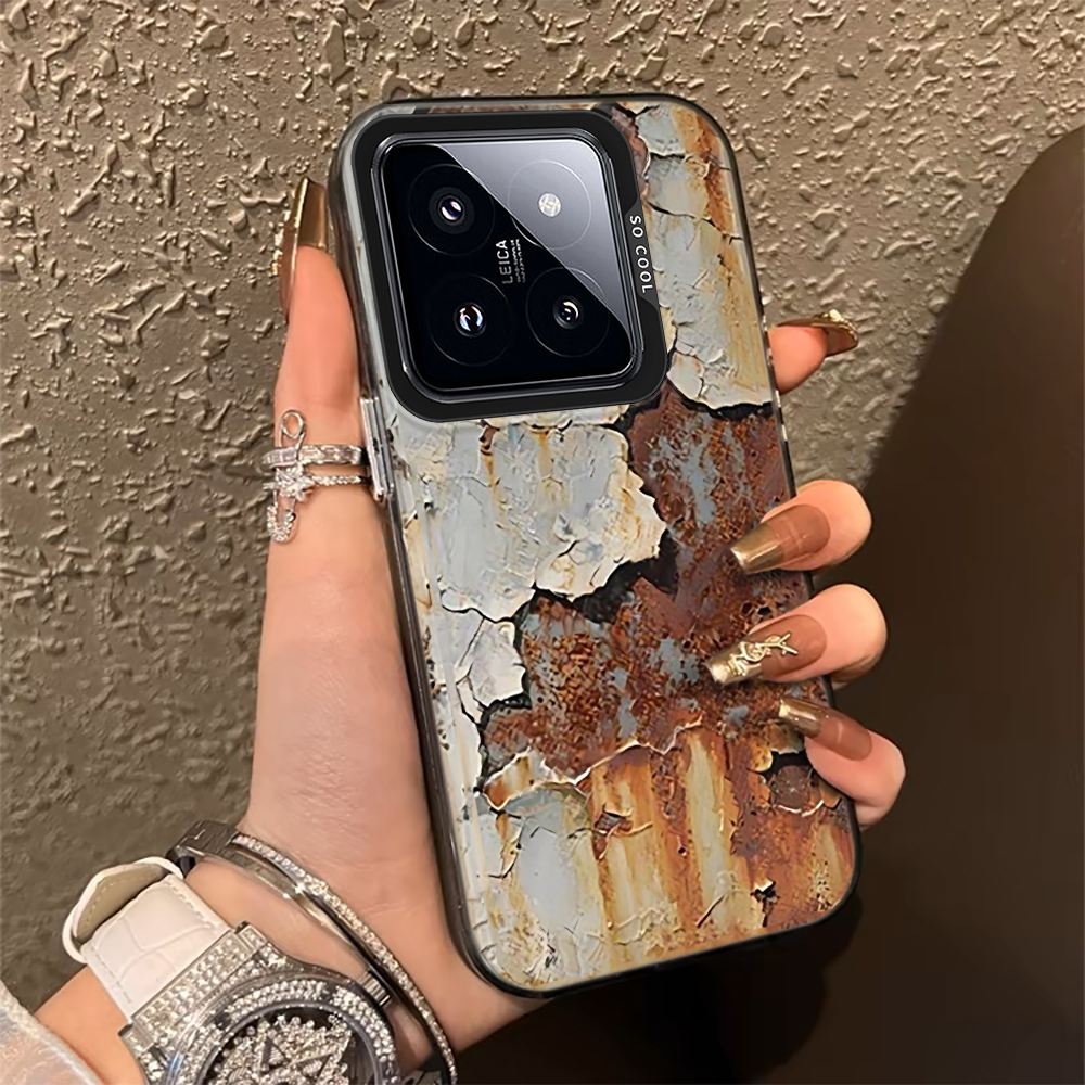 Phone Cases Xiaomi 15T - Cracked Paint Rust Texture Phone Case
