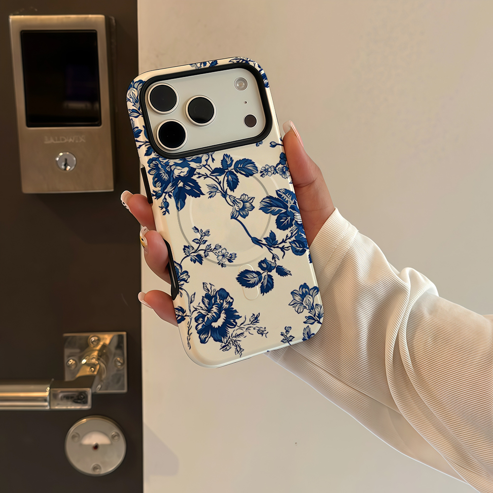 Vintage Blue Rose Phone Case F - Phone Cases Magnetic recension och pris