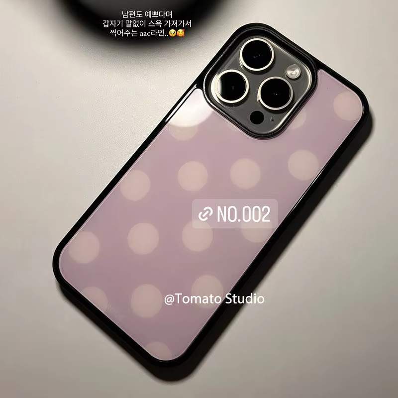 Korean Ins Fashion Purple Polk - Phone Cases Purple recension och pris