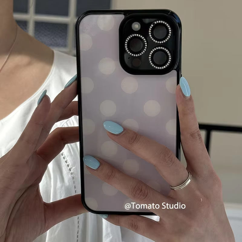 Korean Ins Fashion Purple Polk - Phone Cases Purple recension och pris