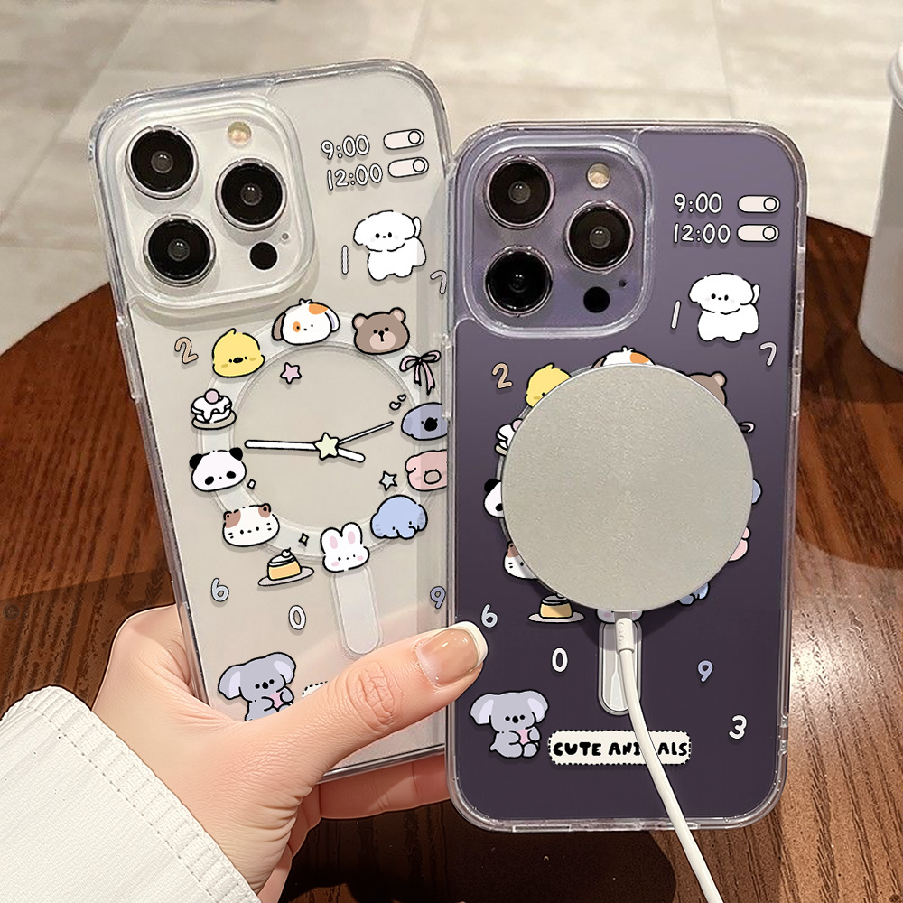 Cute Cartoon Animals Phone Cas - Phone Cases Magsafe recension och pris