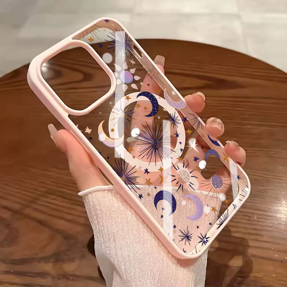 Stars Moon Y2K Clear Case For  - Phone Cases Magsafe recension och pris