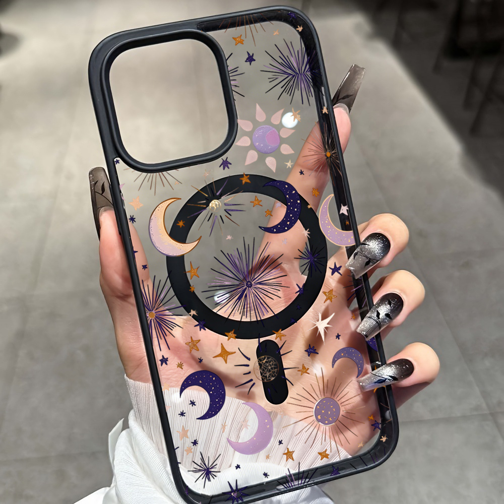 Stars Moon Y2K Clear Case For  - Phone Cases Magsafe recension och pris