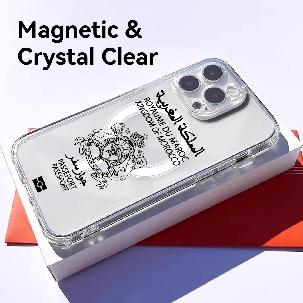 Cool Morocco Passport Phone Ca - Phone Cases Magsafe recension och pris