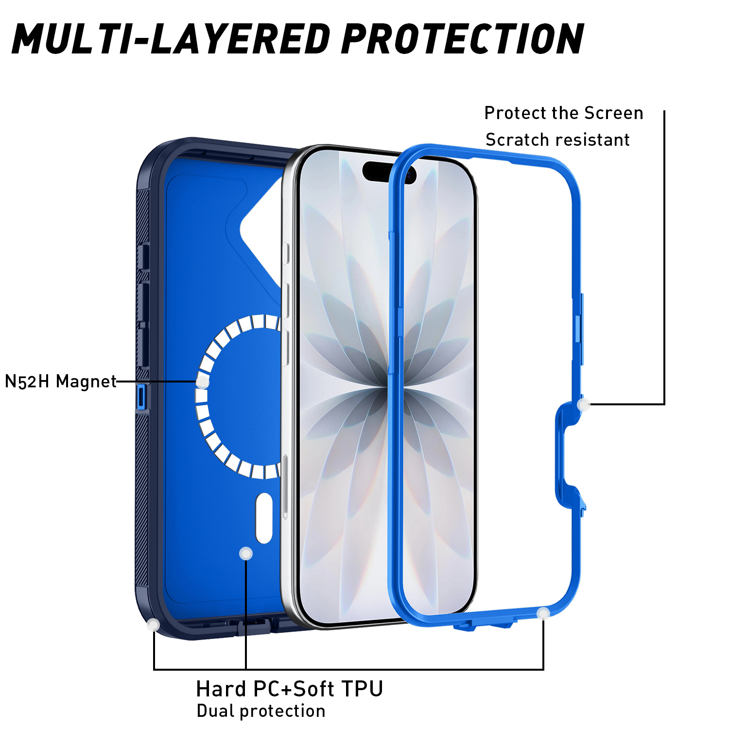 For Magsafe Ott Defender Case  - Phone Cases Heavy Duty recension och pris