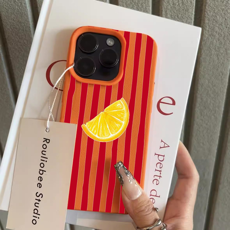 Fashion Lemon Pattern TPU Sili - Phone Cases Iphone 13 recension och pris