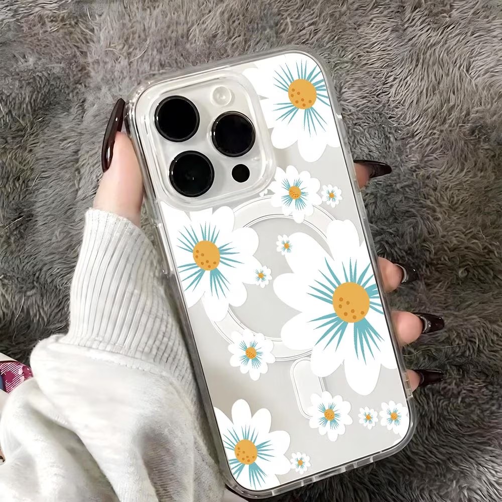 Floral Print Phone Case For iP - Phone Cases Magsafe recension och pris