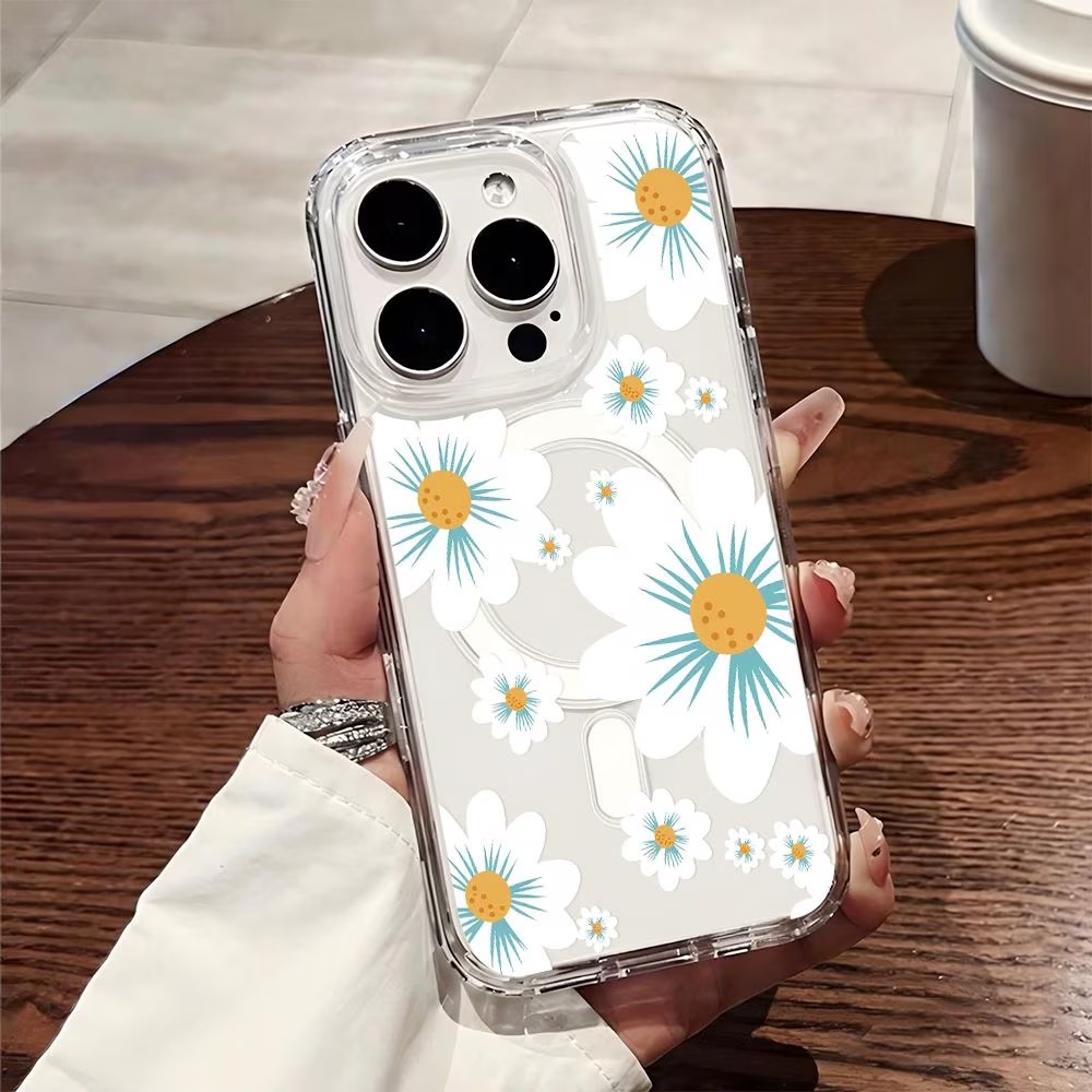 Floral Print Phone Case For iP - Phone Cases Magsafe recension och pris