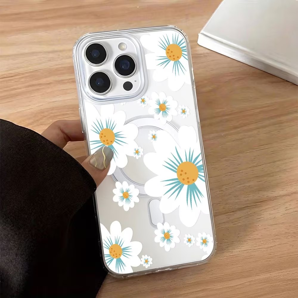 Floral Print Phone Case For iP - Phone Cases Magsafe recension och pris