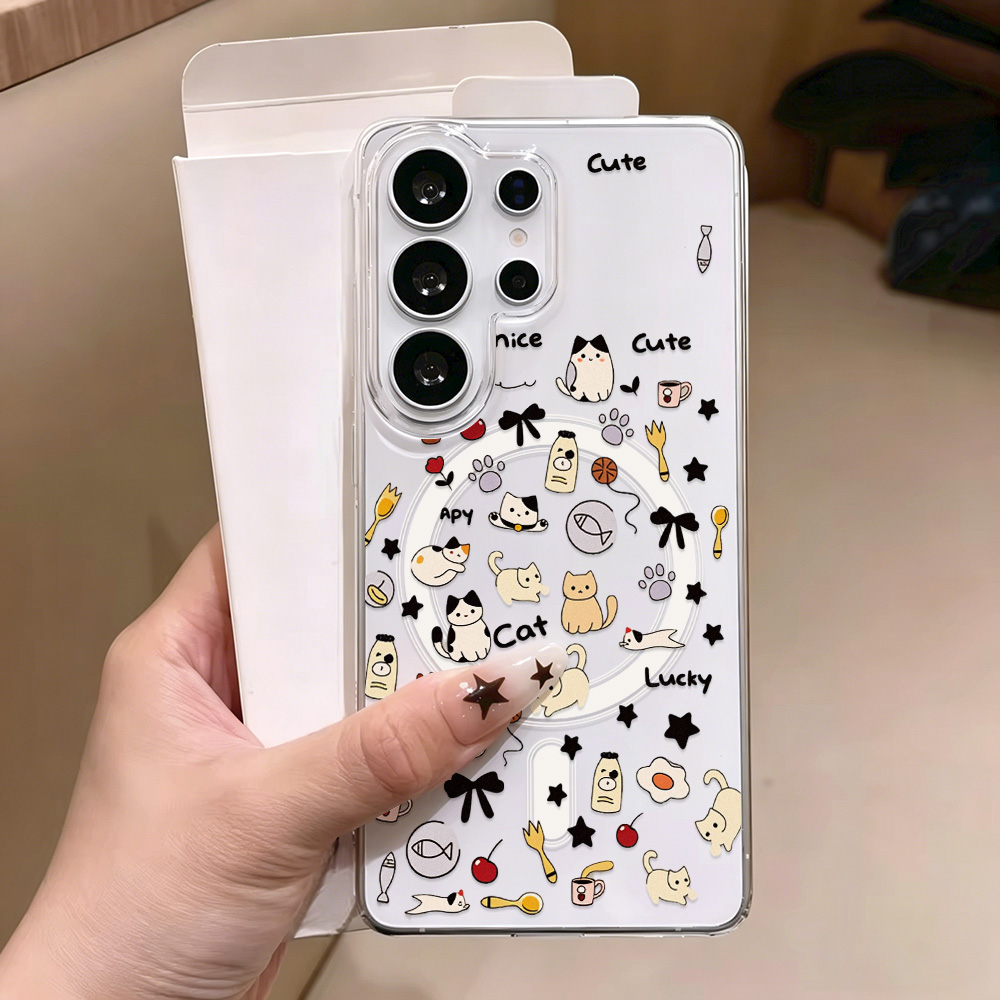 Cute Cat Magnetic Phone Case F - Phone Cases Magsafe recension och pris