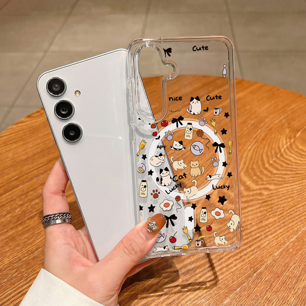 Cute Cat Magnetic Phone Case F - Phone Cases Magsafe recension och pris