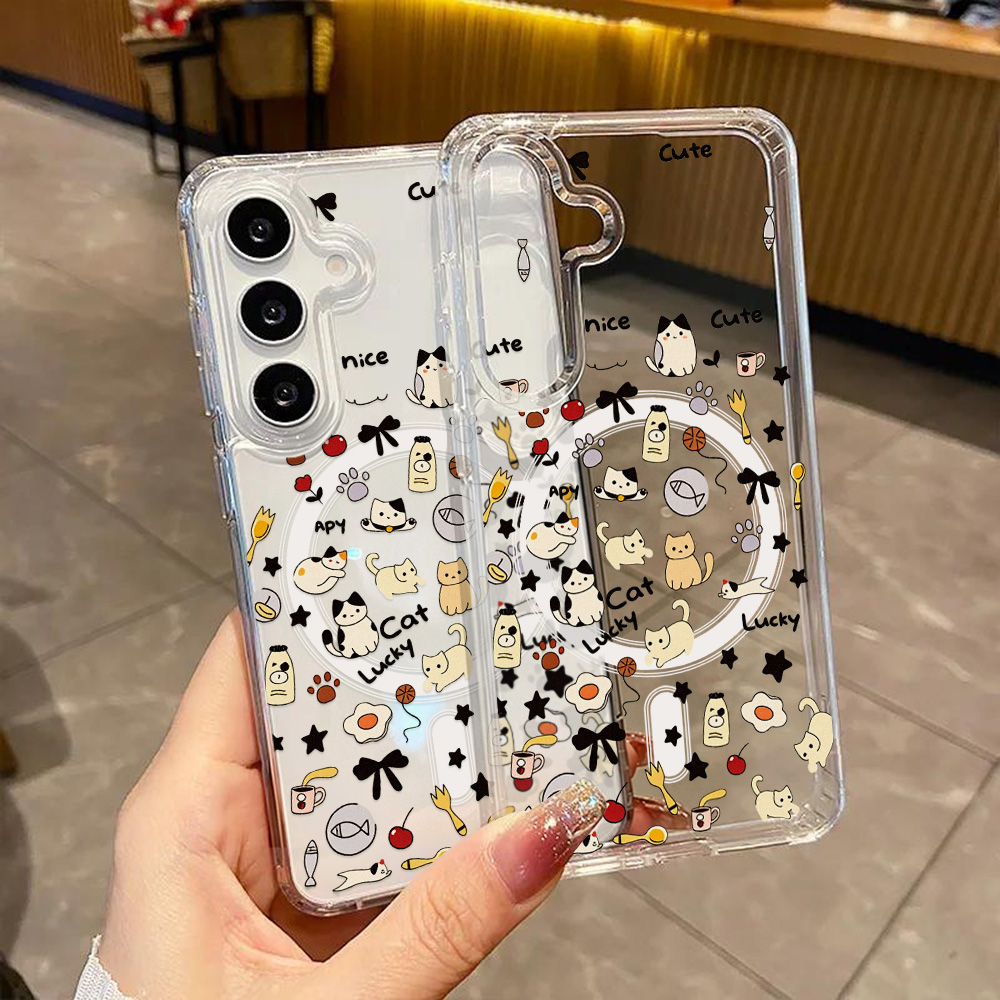 Cute Cat Magnetic Phone Case F - Phone Cases Magsafe recension och pris