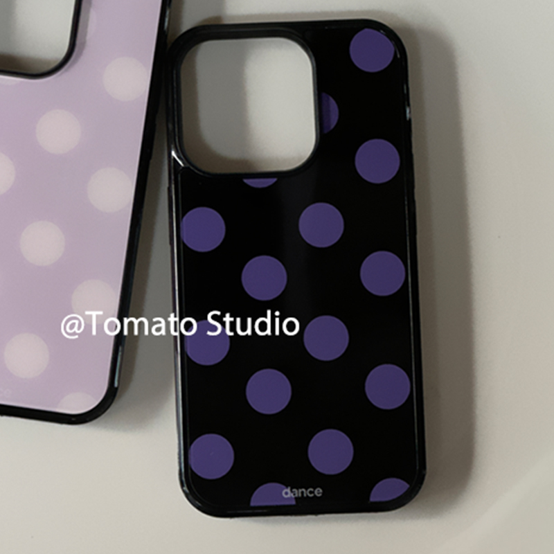 Korean Ins Fashion Purple Polk - Phone Cases Purple recension och pris