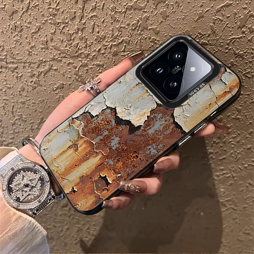 Cracked Paint Rust Texture Pho - Phone Cases Xiaomi 15T recension och pris