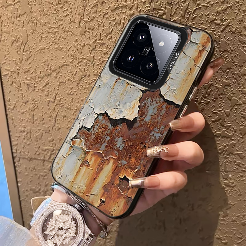 Cracked Paint Rust Texture Pho - Phone Cases Xiaomi 15T recension och pris