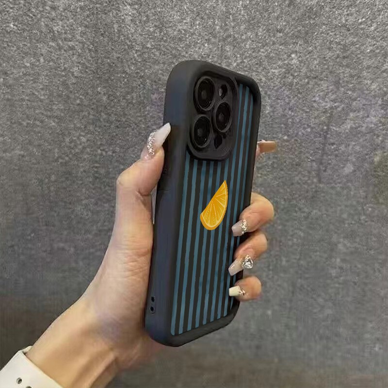 Striped Lemon Slice Pattern Ph - Phone Cases Iphone 13 recension och pris