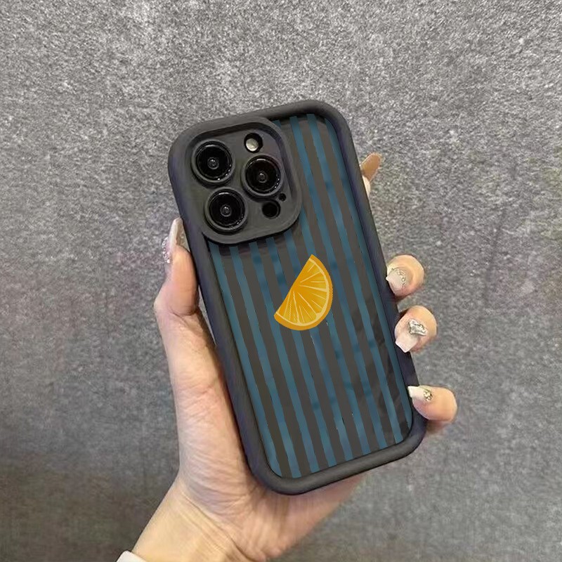 Striped Lemon Slice Pattern Ph - Phone Cases Iphone 13 recension och pris