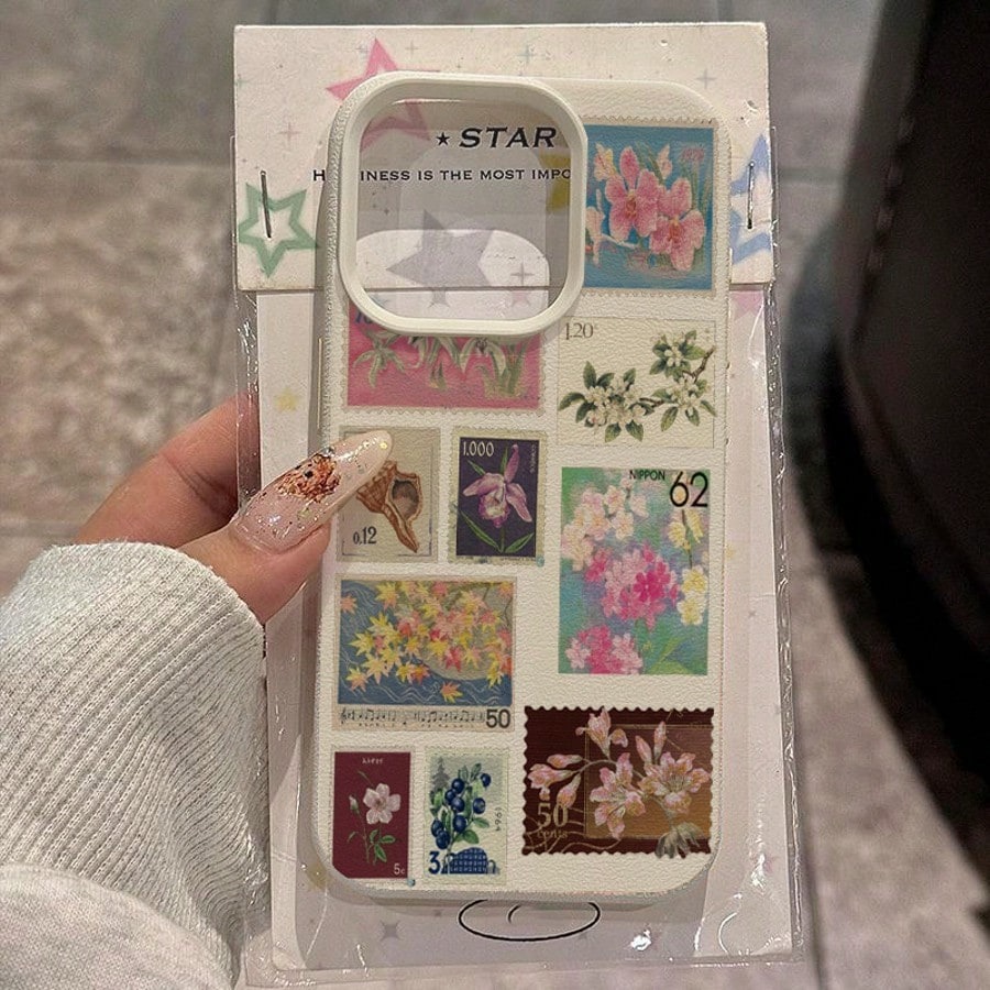 Vintage Printed Stamps Lichee  - Phone Cases Vintage recension och pris