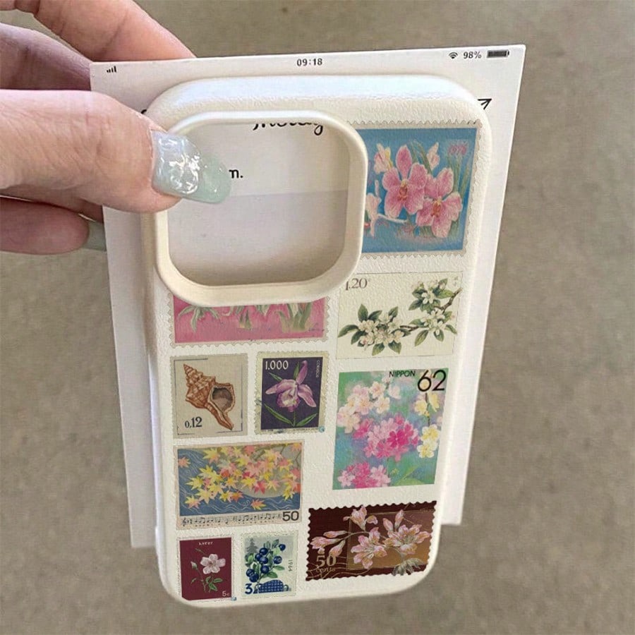 Vintage Printed Stamps Lichee  - Phone Cases Vintage recension och pris