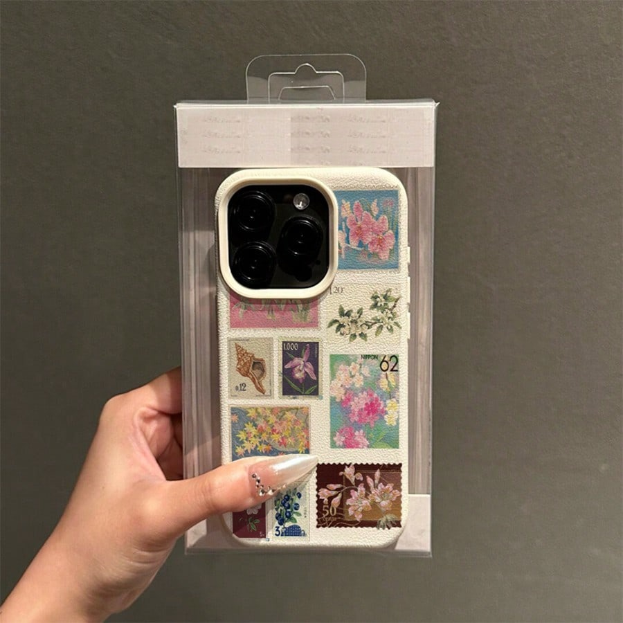 Vintage Printed Stamps Lichee  - Phone Cases Vintage recension och pris