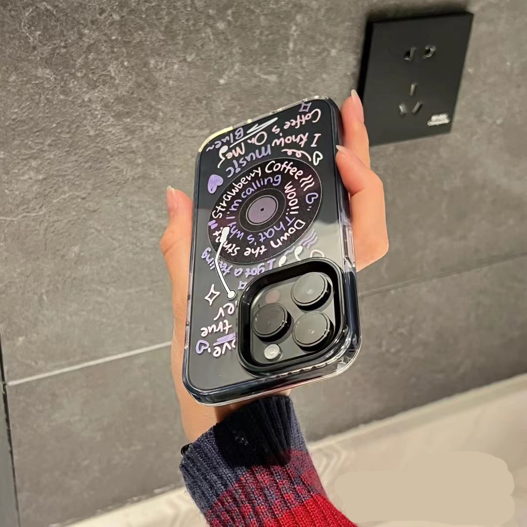 Vintage Disc Music Impact Phon - Phone Cases Vintage recension och pris