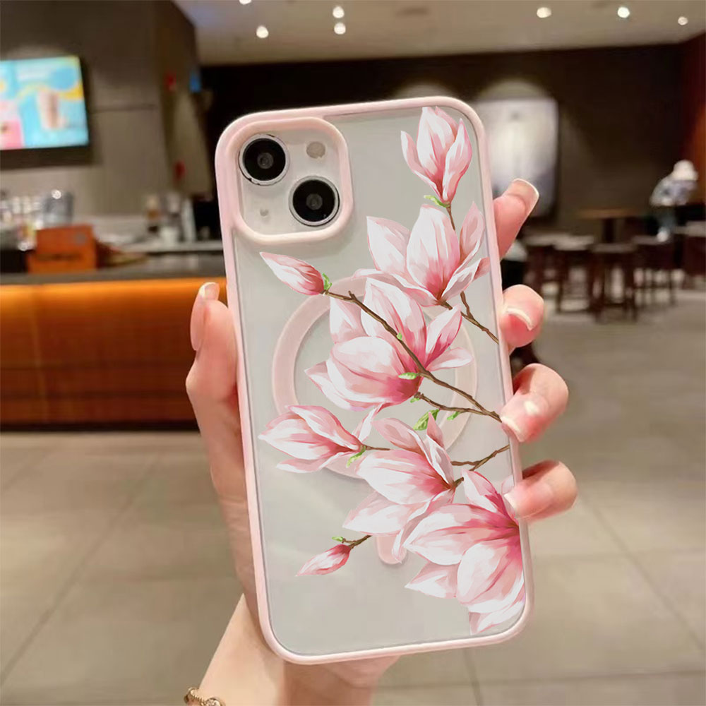 Fashion Flower Magnetic Phone  - Phone Cases Magnetic recension och pris