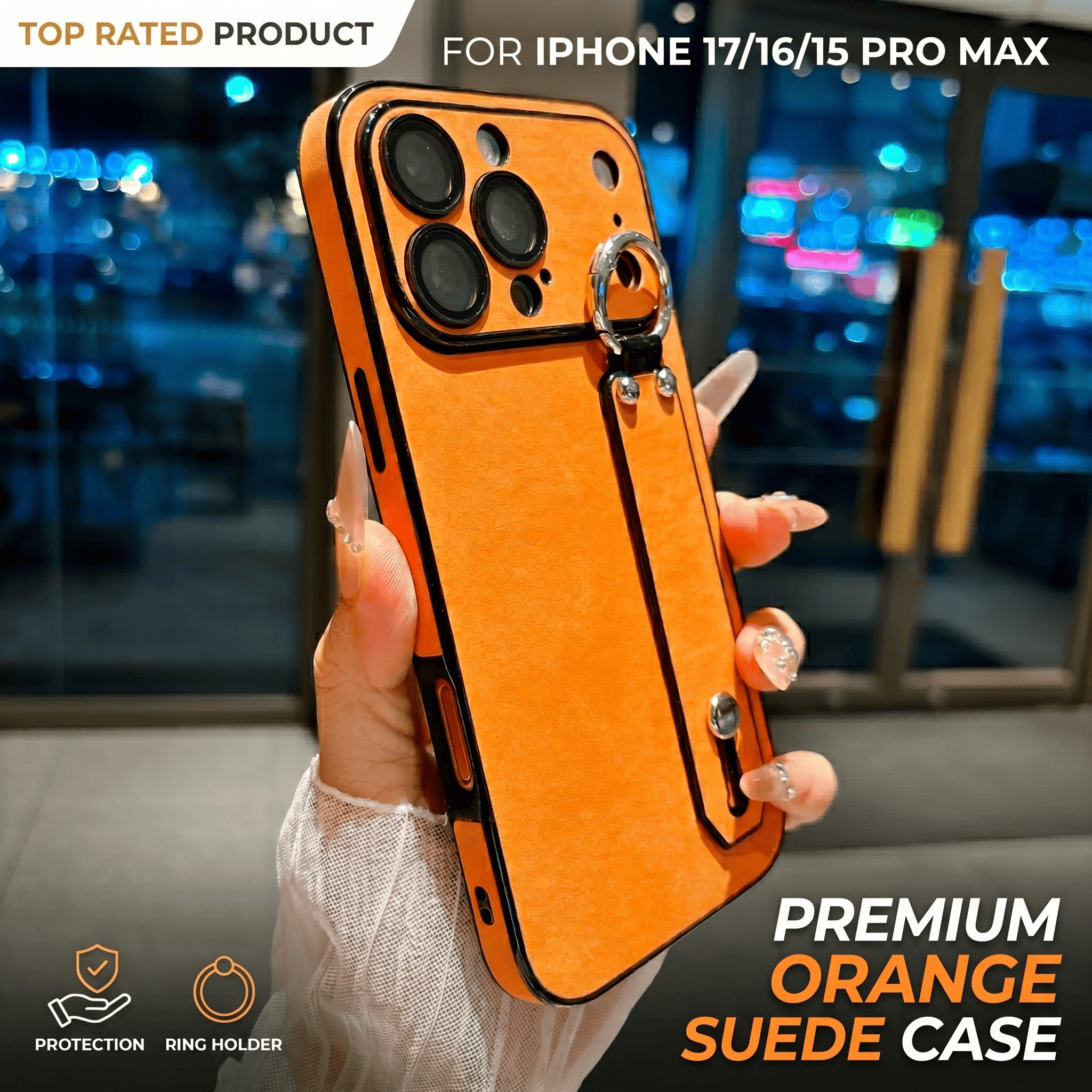 Suede Leather Wrist Strap Hold - Phone Cases Iphone 13 recension och pris