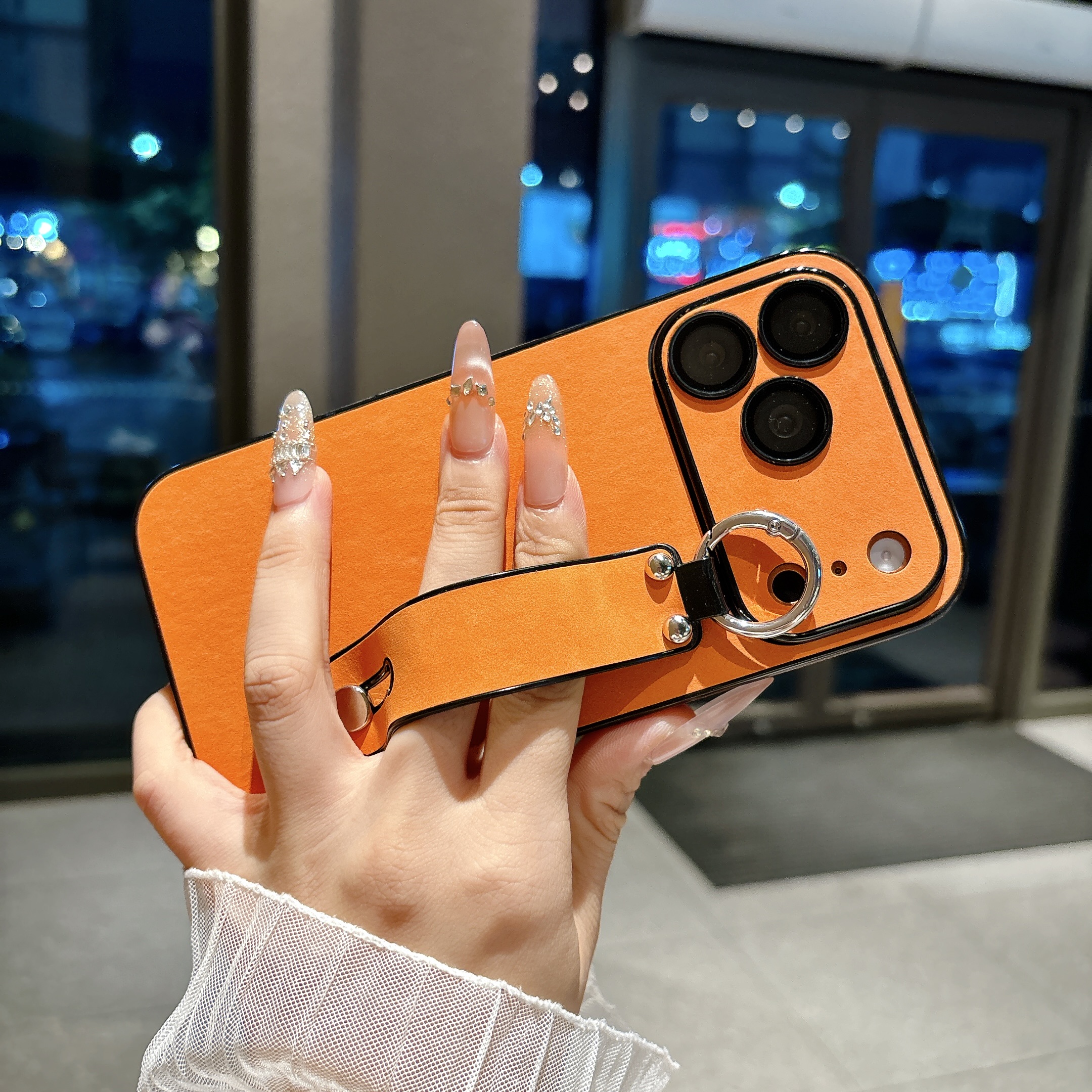 Suede Leather Wrist Strap Hold - Phone Cases Iphone 13 recension och pris