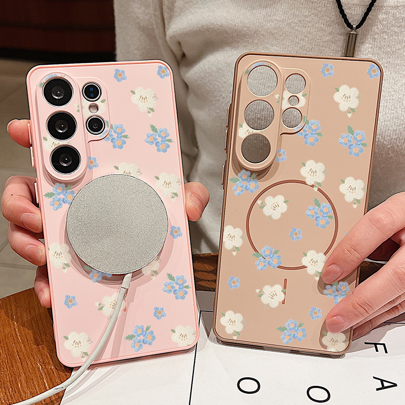 Blue Flowers Pattern Case For  - Phone Cases Magsafe recension och pris