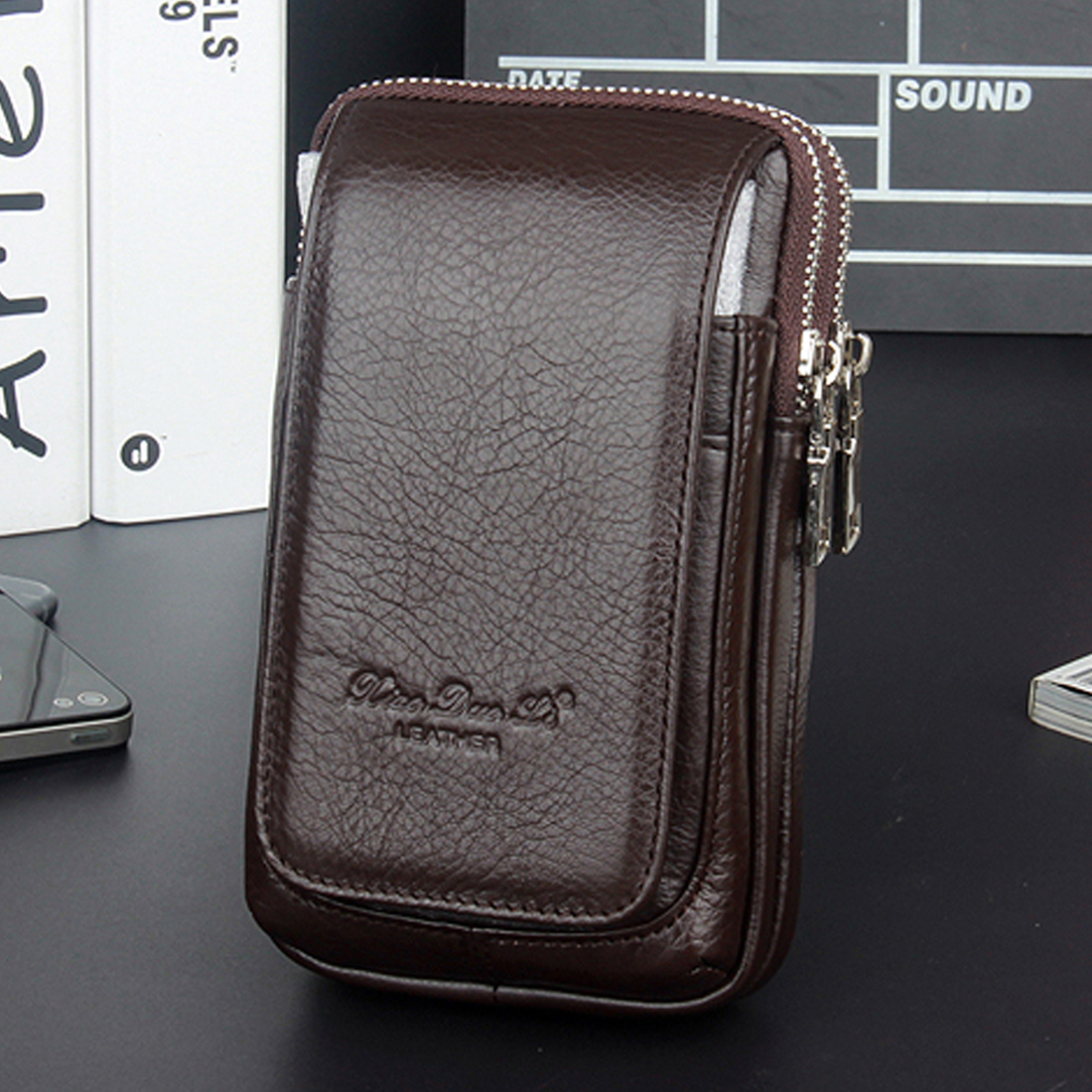 Men Genuine Leather Waist Fann - Phone Cases Blunt recension och pris