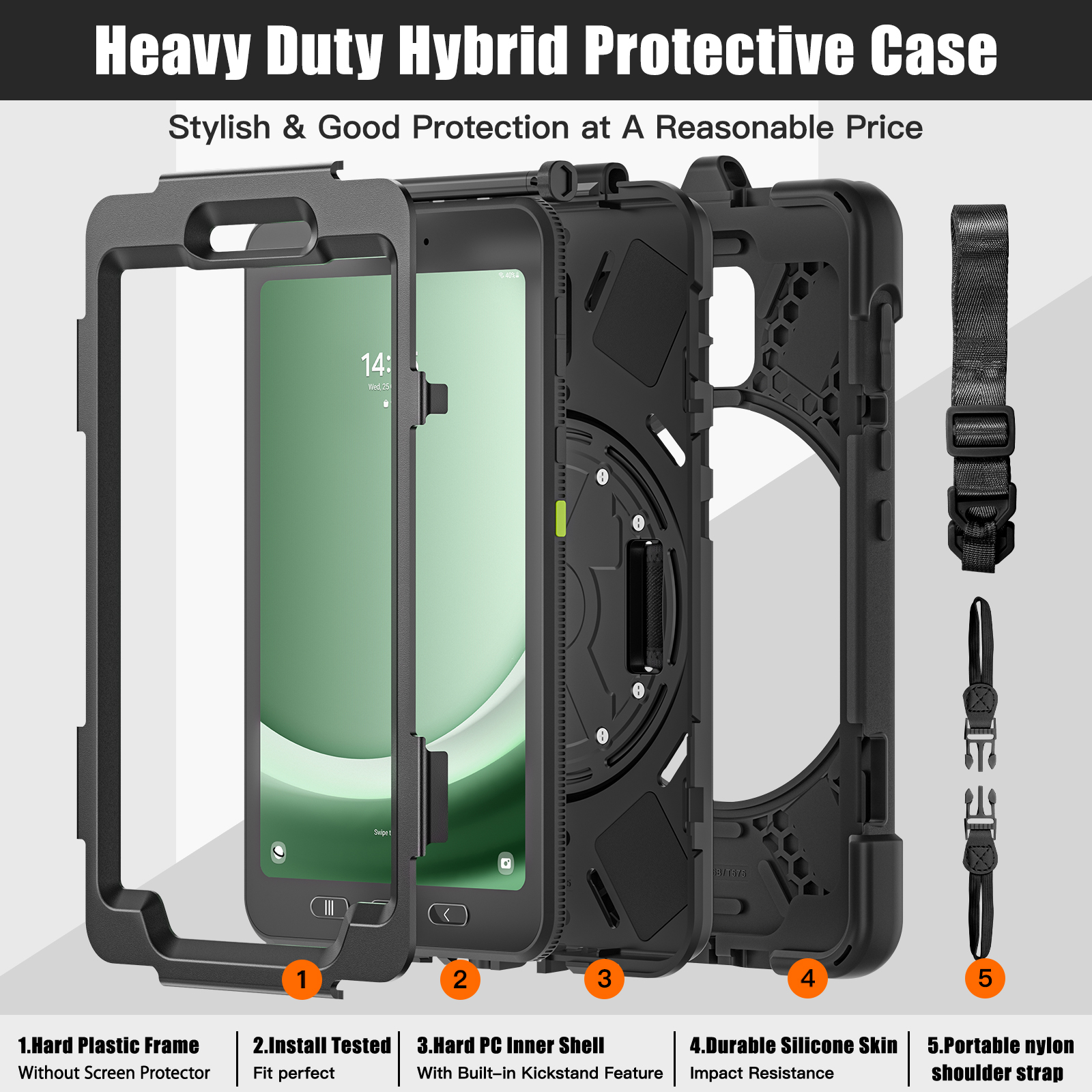 LFOIQN Kids Case For Samsung G - Phone Cases Heavy Duty recension och pris