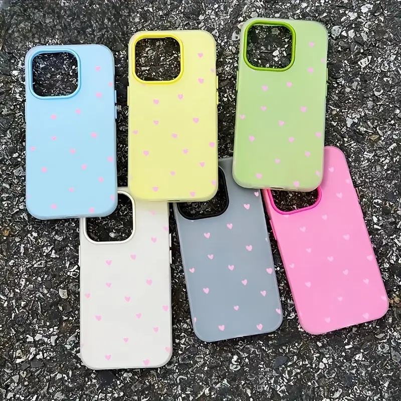 Small Fresh Pink Heart Jelly C - Phone Cases Xiaomi 15T recension och pris