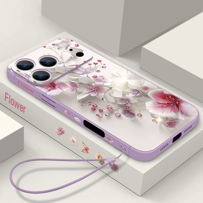 Pink White Flower Case For iPh - Phone Cases Magnetic recension och pris