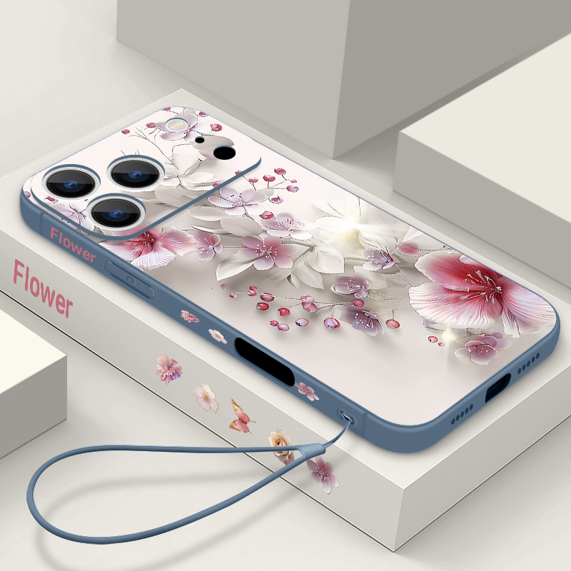 Pink White Flower Case For iPh - Phone Cases Magnetic recension och pris