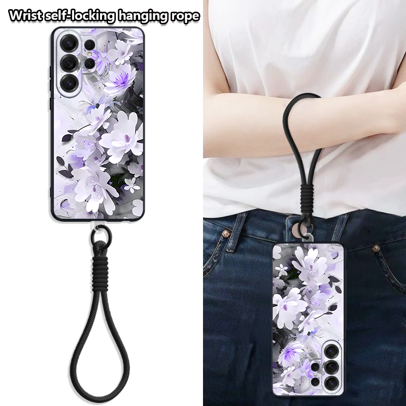 Purple Floral Magnetic Case Fo - Phone Cases Purple recension och pris