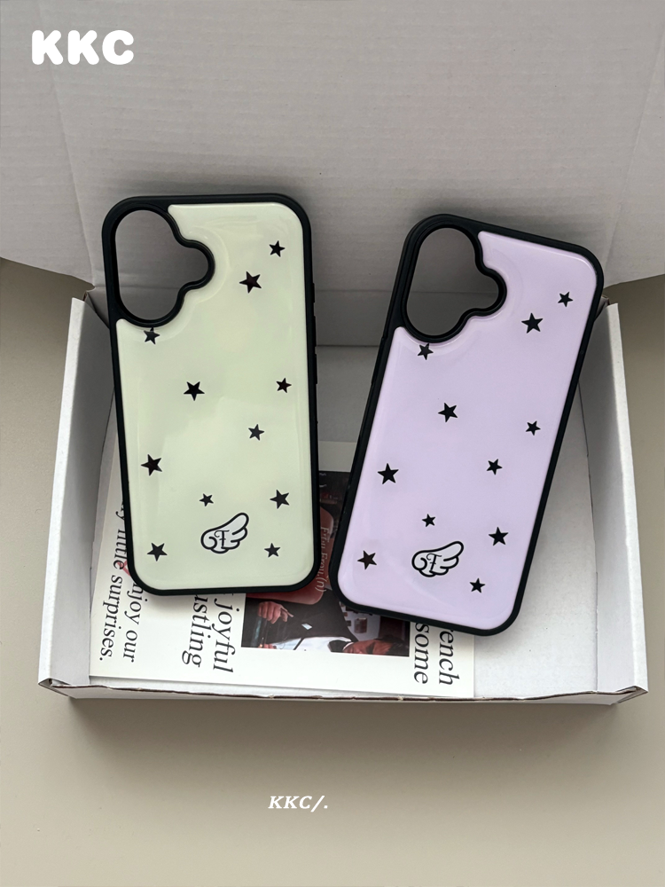 Summer Purple Yellow Stars INS - Phone Cases Purple recension och pris