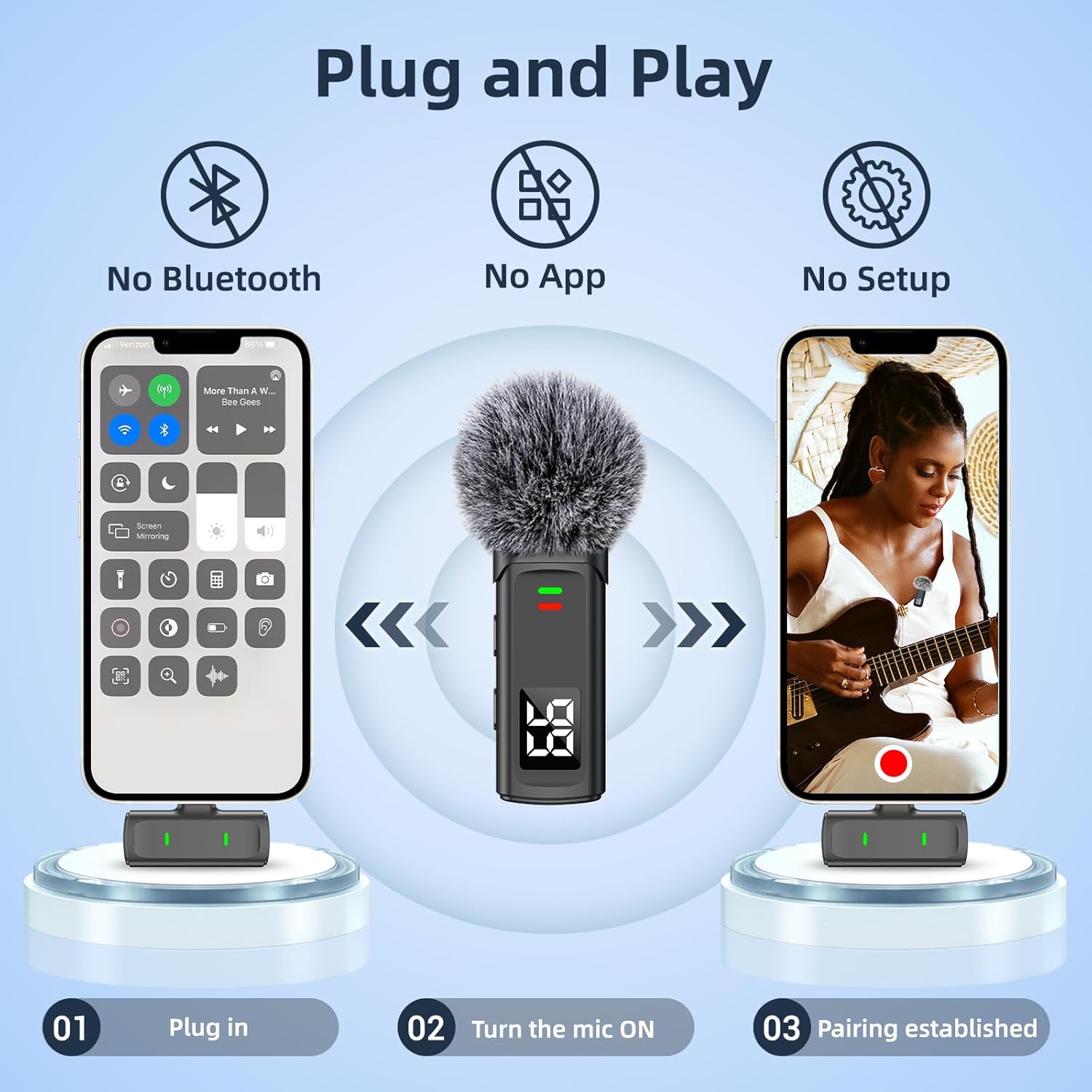 Wireless Lavalier Microphone f - Phone Cases Iphone 13 recension och pris