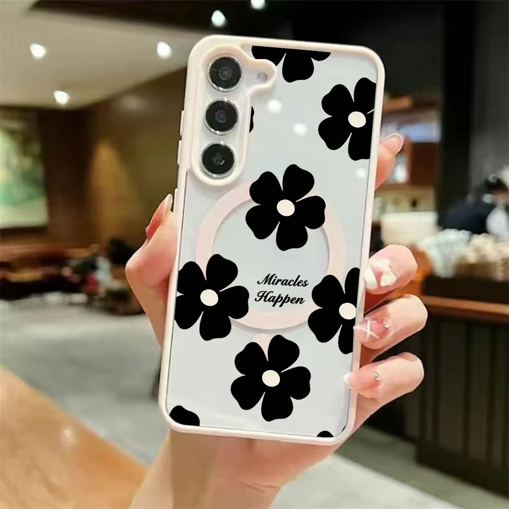Black Flower Personalized Prin - Phone Cases Magnetic recension och pris