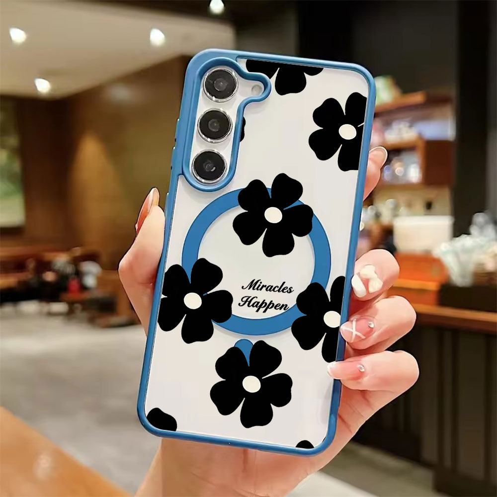 Black Flower Personalized Prin - Phone Cases Magnetic recension och pris