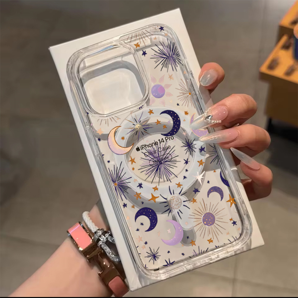 Romantic Sun Moon Stars Phone  - Phone Cases Magsafe recension och pris