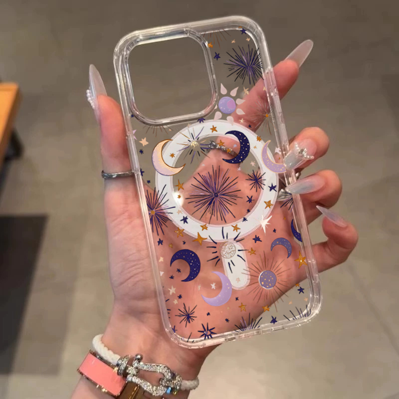 Romantic Sun Moon Stars Phone  - Phone Cases Magsafe recension och pris