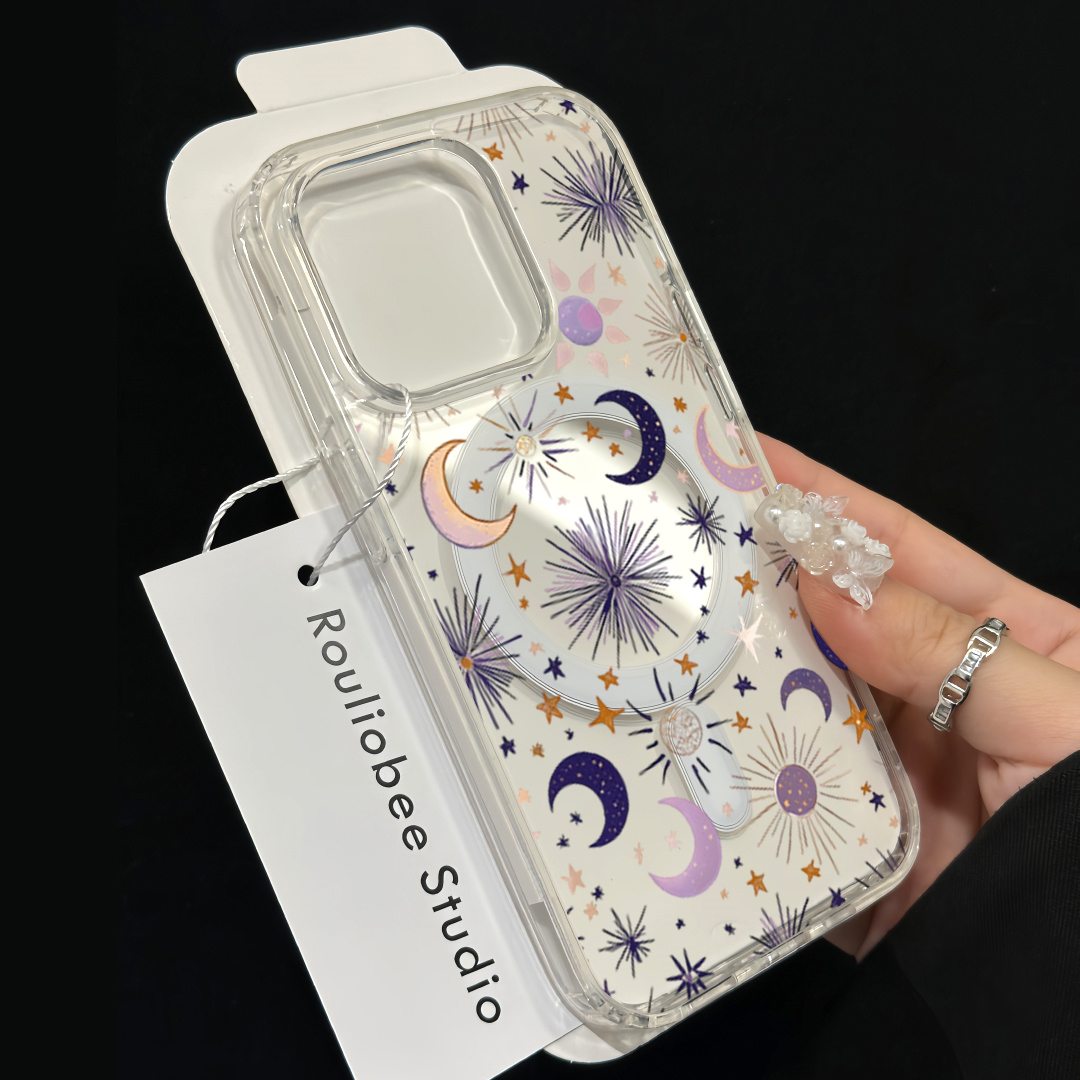 Romantic Sun Moon Stars Phone  - Phone Cases Magsafe recension och pris