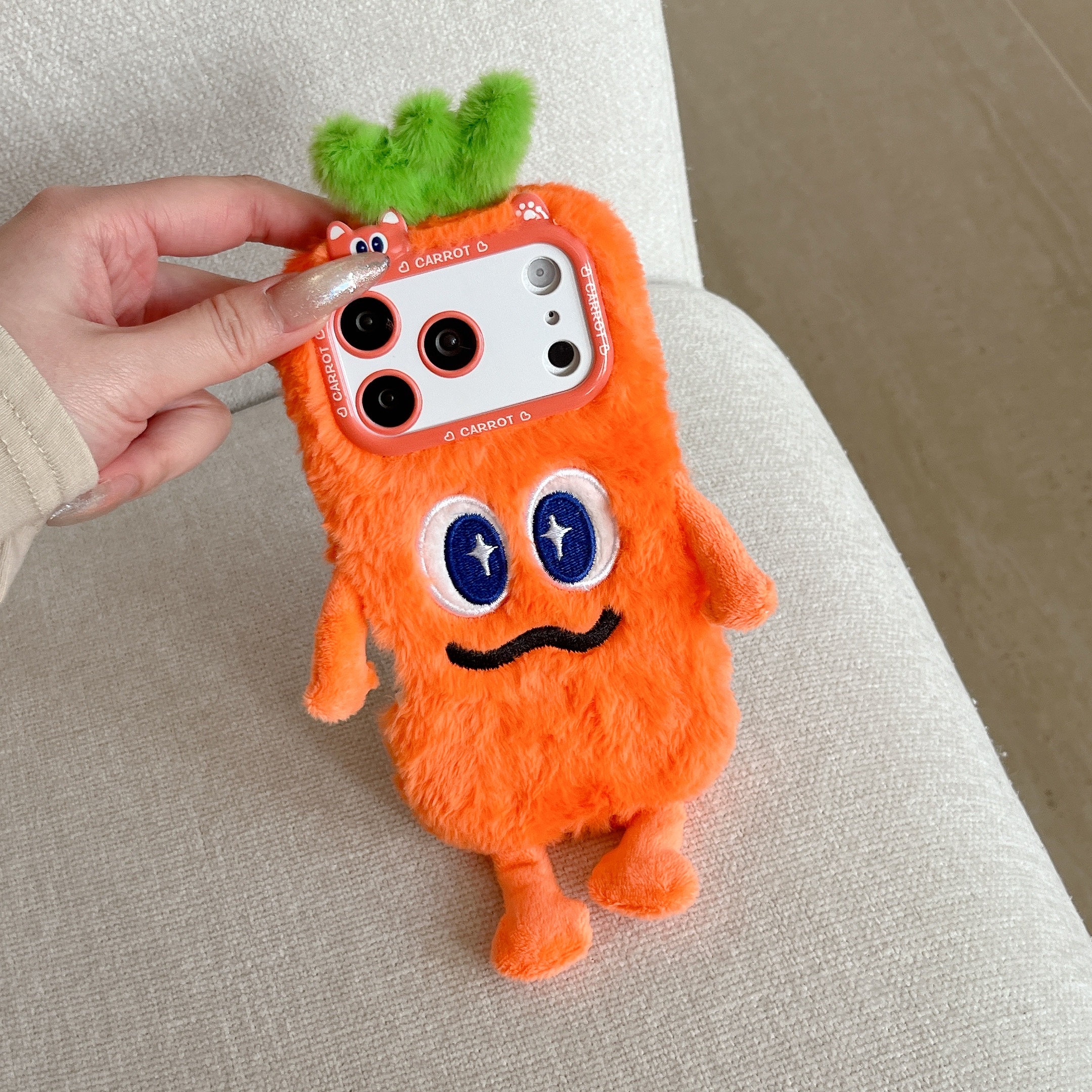 Cute Plush Phone Case with Qui - Phone Cases Iphone 13 recension och pris