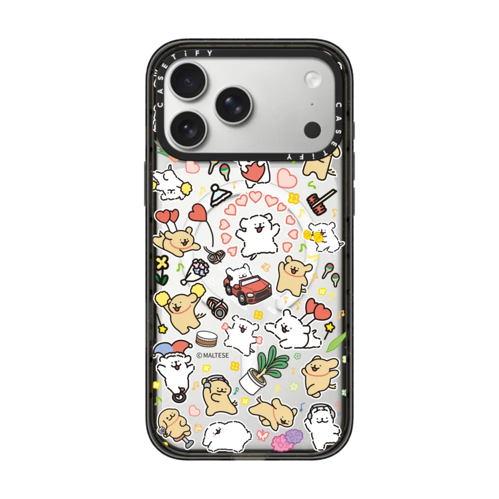 CASETiFY MAltese Line Dog Art  - Phone Cases Magnetic recension och pris
