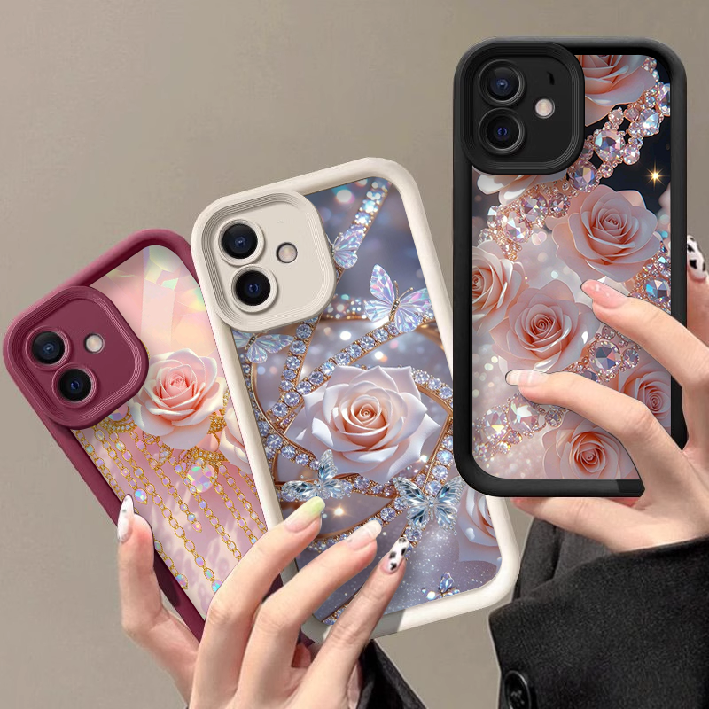 Luxury Pink Rose Crystal Butte - Phone Cases Xiaomi 15T recension och pris