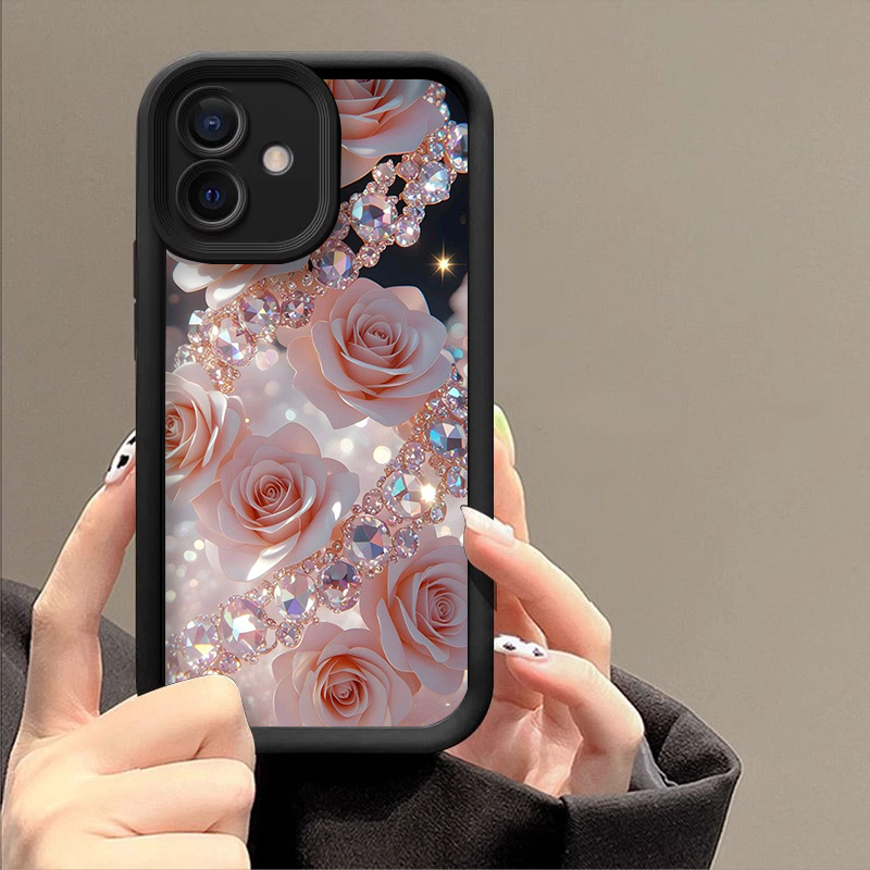 Luxury Pink Rose Crystal Butte - Phone Cases Xiaomi 15T recension och pris