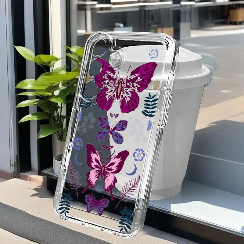Purple Butterfly Graphic Phone - Phone Cases Purple recension och pris