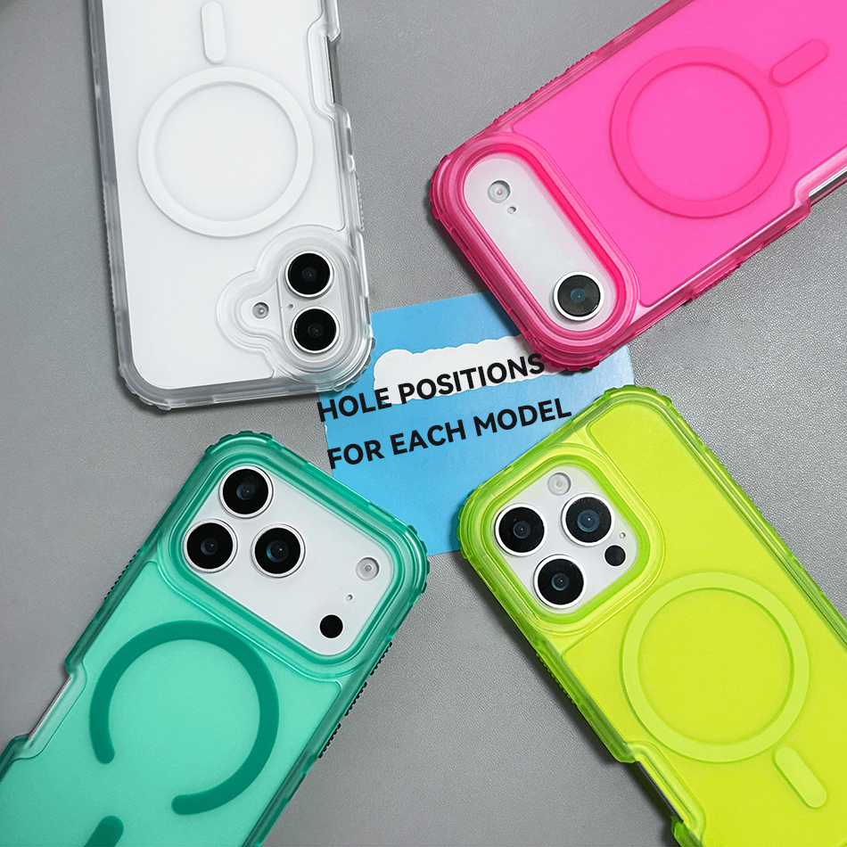 Magnetic 3 in 1 Neon Color Hea - Phone Cases Heavy Duty recension och pris